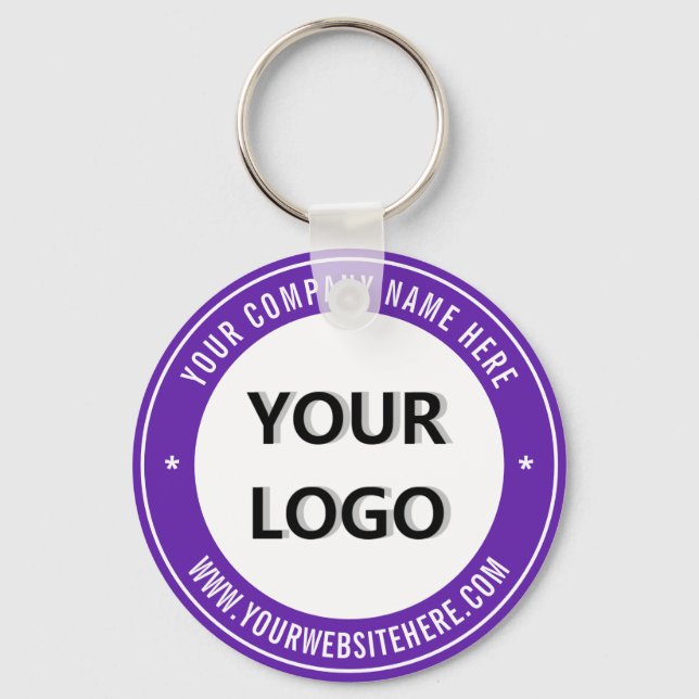 Design Your Branded Promotional Keychain Example (Front)