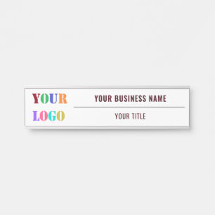 Design Your Business Logo Name Door Sign Example