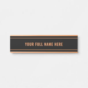 Design Your Colours Custom Name Door Sign Example