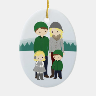 Design Your Family Customisable Christmas Ornament
