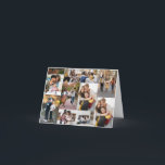 Design Your Own 10 Photo Collage Card<br><div class="desc">Customise your own personal photography. You can make this custom product for special occasions like weddings,  birthdays,  Christmas,  Holidays,  Memorials,  Graduation,  Anniversaries and more. It can also be given as a gift to your best friend,  close friend,  family,  and relatives.</div>