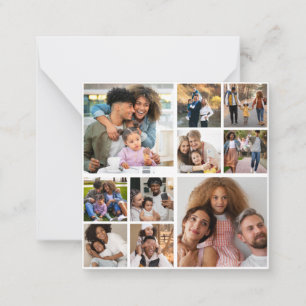 Design Your Own 10 Photo Collage Card