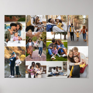 Design Your Own 10 Photo Collage Poster