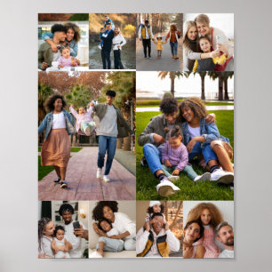 Design Your Own 10 Photo Collage Poster
