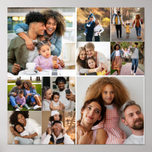 Design Your Own 10 Photo Collage Poster