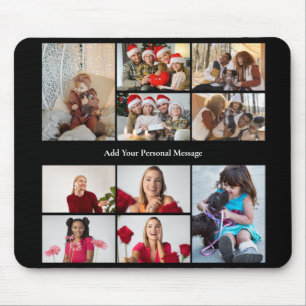 Design Your Own 10 Photo Collage Poster Mouse Mat