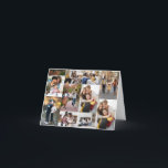 Design Your Own 10 Photo Collage Thank You Card<br><div class="desc">Customise your own personal photography. You can make this custom product for special occasions like weddings,  birthdays,  Christmas,  Holidays,  Memorials,  Graduation,  Anniversaries and more. It can also be given as a gift to your best friend,  close friend,  family,  and relatives.</div>