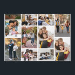 Design Your Own 10 Photo Collage Thank You Card<br><div class="desc">Customise your own personal photography. You can make this custom product for special occasions like weddings,  birthdays,  Christmas,  Holidays,  Memorials,  Graduation,  Anniversaries and more. It can also be given as a gift to your best friend,  close friend,  family,  and relatives.</div>