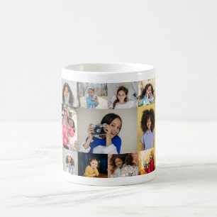 Design Your Own 11 Photo Collage Coffee Mug