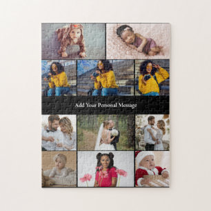Design Your Own 11 Photo Collage Jigsaw Puzzle