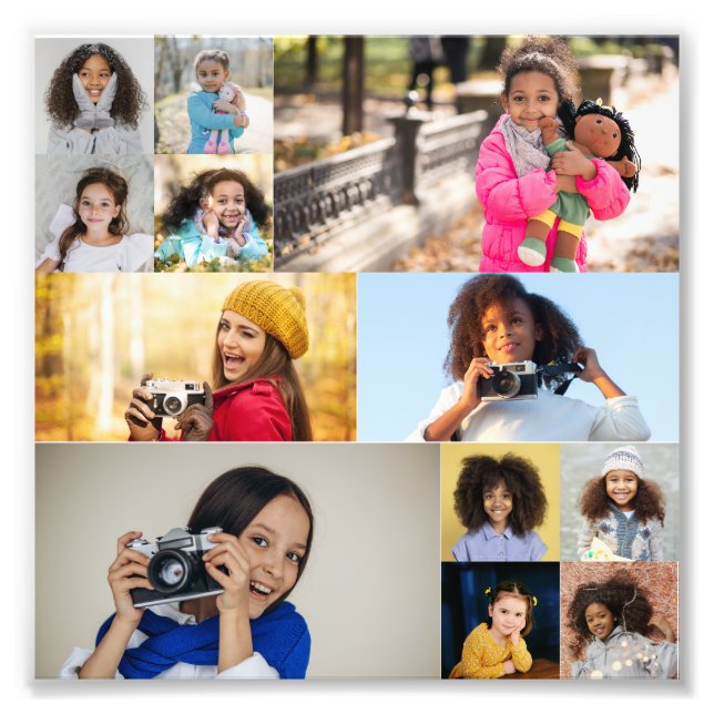 Design Your Own 12 Photo Collage (Front)
