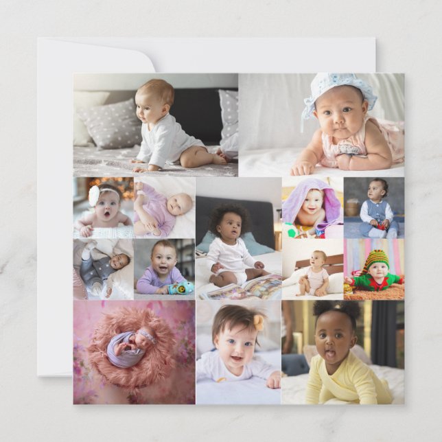 Design Your Own 14 Photo Collage (Front)