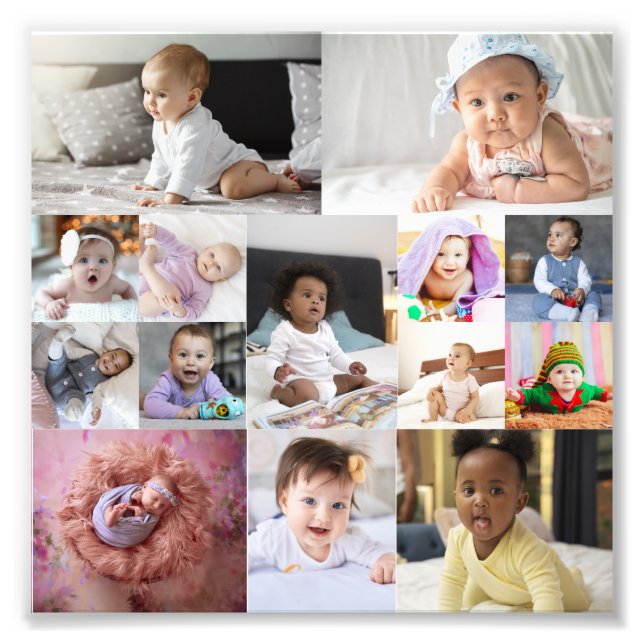 Design Your Own 14 Photo Collage (Front)