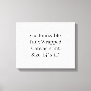 Design Your Own 14" x 11" Canvas Print