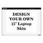 Design Your Own 15" Laptop Skin