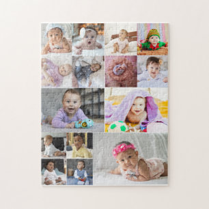 Design Your Own 15 Photo Collage  Jigsaw Puzzle