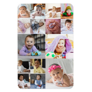 Design Your Own 15 Photo Collage Magnet