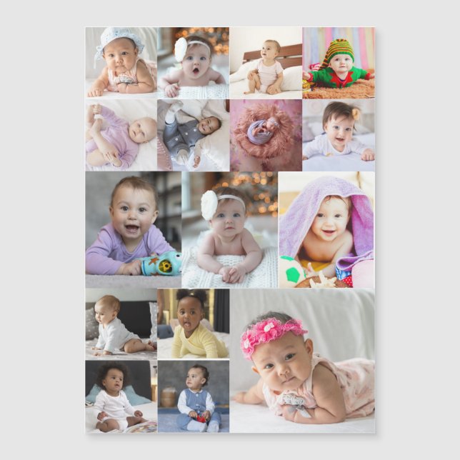Design Your Own 16 Photo Collage (Front)