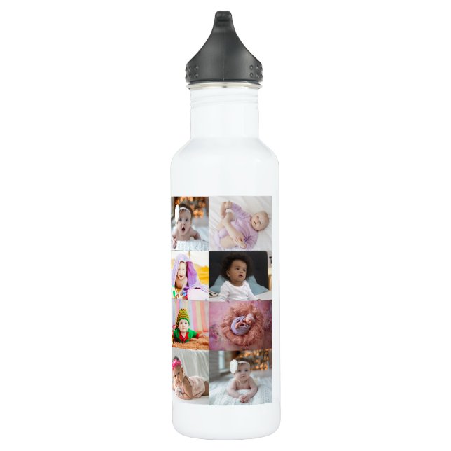 Design Your Own 16 Photo Collage  710 Ml Water Bottle (Right)