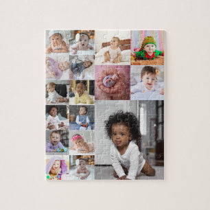Design Your Own 17 Photo Collage  Jigsaw Puzzle