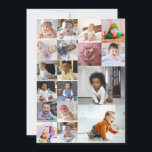 Design Your Own 18 Photo Collage  Announcement<br><div class="desc">Customise your own personal photography. You can make this custom product for special occasions like weddings,  birthdays,  Christmas,  Holidays,  Memorials,  Graduation,  Anniversaries and more. It can also be given as a gift to your best friend,  close friend,  family,  and relatives.</div>