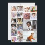 Design Your Own 18 Photo Collage  Announcement<br><div class="desc">Customise your own personal photography. You can make this custom product for special occasions like weddings,  birthdays,  Christmas,  Holidays,  Memorials,  Graduation,  Anniversaries and more. It can also be given as a gift to your best friend,  close friend,  family,  and relatives.</div>