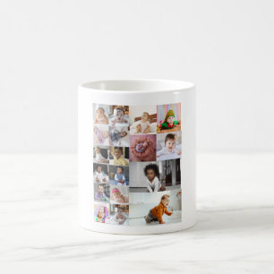 Design Your Own 18 Photo Collage  Coffee Mug
