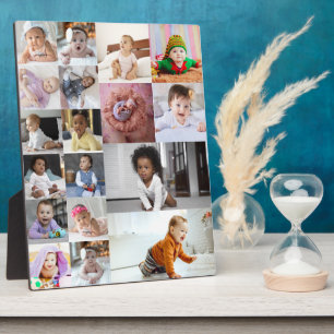 Design Your Own 18 Photo Collage Plaque