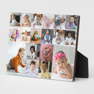 Design Your Own 18 Photo Collage Plaque