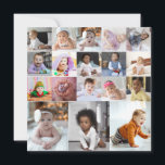 Design Your Own 18 Photo Collage Thank You Card<br><div class="desc">Customise your own personal photography. You can make this custom product for special occasions like weddings,  birthdays,  Christmas,  Holidays,  Memorials,  Graduation,  Anniversaries and more. It can also be given as a gift to your best friend,  close friend,  family,  and relatives.</div>