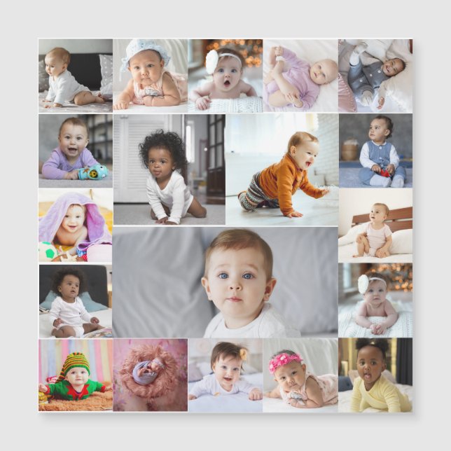 Design Your Own 19 Photo Collage (Front)