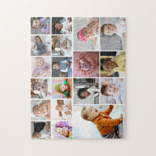 Design Your Own 19 Photo Collage  Jigsaw Puzzle