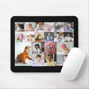 Design Your Own 19 Photo Collage Mouse Mat