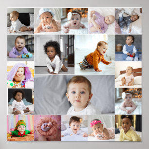 Design Your Own 19 Photo Collage Poster
