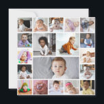 Design Your Own 19 Photo Collage Thank You Card<br><div class="desc">Customise your own personal photography. You can make this custom product for special occasions like weddings,  birthdays,  Christmas,  Holidays,  Memorials,  Graduation,  Anniversaries and more. It can also be given as a gift to your best friend,  close friend,  family,  and relatives.</div>