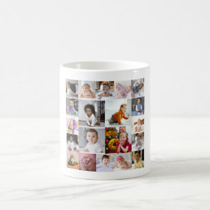 Design Your Own 20 Photo Collage Coffee Mug