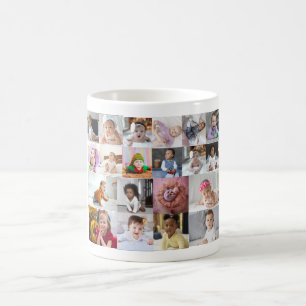 Design Your Own 20 Photo Collage  Coffee Mug