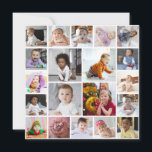 Design Your Own 20 Photo Collage Thank You Card<br><div class="desc">Customise your own personal photography. You can make this custom product for special occasions like weddings,  birthdays,  Christmas,  Holidays,  Memorials,  Graduation,  Anniversaries and more. It can also be given as a gift to your best friend,  close friend,  family,  and relatives.</div>