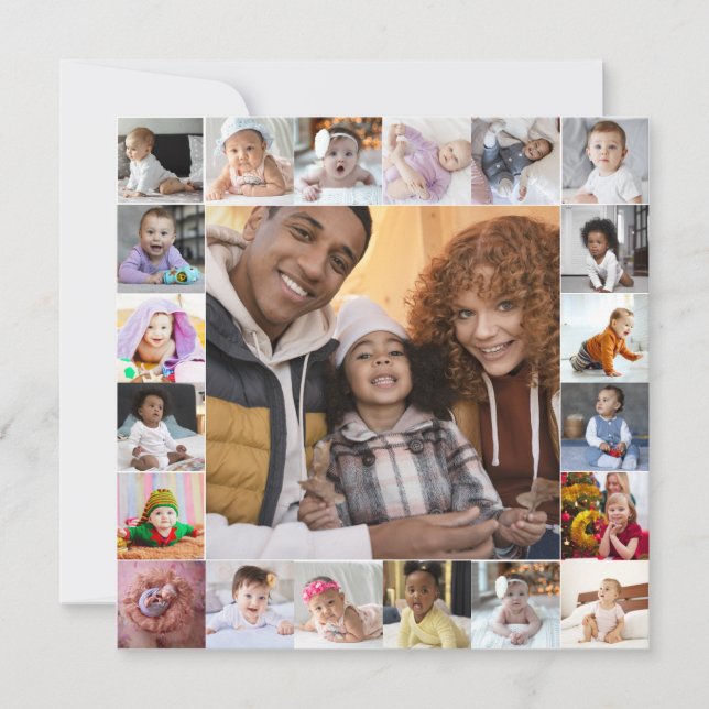 Design Your Own 21 Photo Collage (Front)