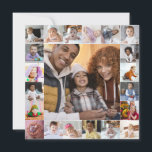 Design Your Own 21 Photo Collage Announcement<br><div class="desc">Customise your own personal photography. You can make this custom product for special occasions like weddings,  birthdays,  Christmas,  Holidays,  Memorials,  Graduation,  Anniversaries and more. It can also be given as a gift to your best friend,  close friend,  family,  and relatives.</div>