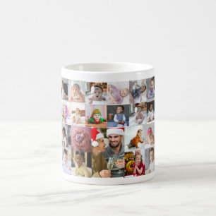 Design Your Own 21 Photo Collage Coffee Mug