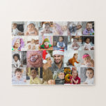 Design Your Own 21 Photo Collage Jigsaw Puzzle<br><div class="desc">Customise your own personal photography. You can make this custom product for special occasions like weddings,  birthdays,  Christmas,  Holidays,  Memorials,  Graduation,  Anniversaries and more. It can also be given as a gift to your best friend,  close friend,  family,  and relatives.</div>