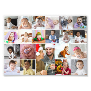 Design Your Own 21 Photo Collage Print