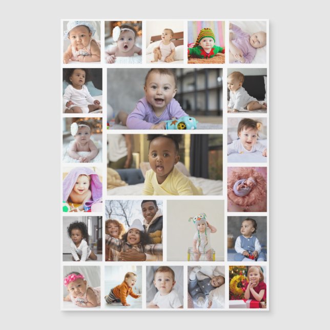 Design Your Own 22 Photo Collage Framed Art (Front)