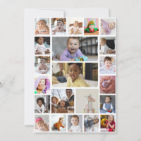 Design Your Own 22 Photo Collage Framed Art