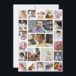 Design Your Own 22 Photo Collage Framed Art Holiday Card<br><div class="desc">Customise your photography. You can make this custom product for special occasions like weddings,  birthdays,  Christmas,  Holidays,  Memorials,  Graduation,  Anniversaries and more. It can also be given as a gift to your best friend,  close friend,  family,  and relatives.</div>
