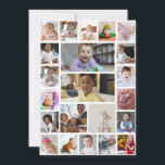 Design Your Own 22 Photo Collage Framed Art Holiday Card<br><div class="desc">Customise your photography. You can make this custom product for special occasions like weddings,  birthdays,  Christmas,  Holidays,  Memorials,  Graduation,  Anniversaries and more. It can also be given as a gift to your best friend,  close friend,  family,  and relatives.</div>