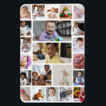 Design Your Own 22 Photo Collage Framed Art Magnet<br><div class="desc">Customise your photography. You can make this custom product for special occasions like weddings,  birthdays,  Christmas,  Holidays,  Memorials,  Graduation,  Anniversaries and more. It can also be given as a gift to your best friend,  close friend,  family,  and relatives.</div>