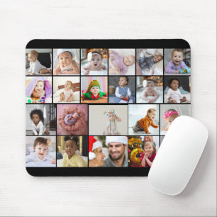 Design Your Own 22 Photo Collage Mouse Mat