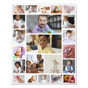 Design Your Own 22 Photo Collage Poster